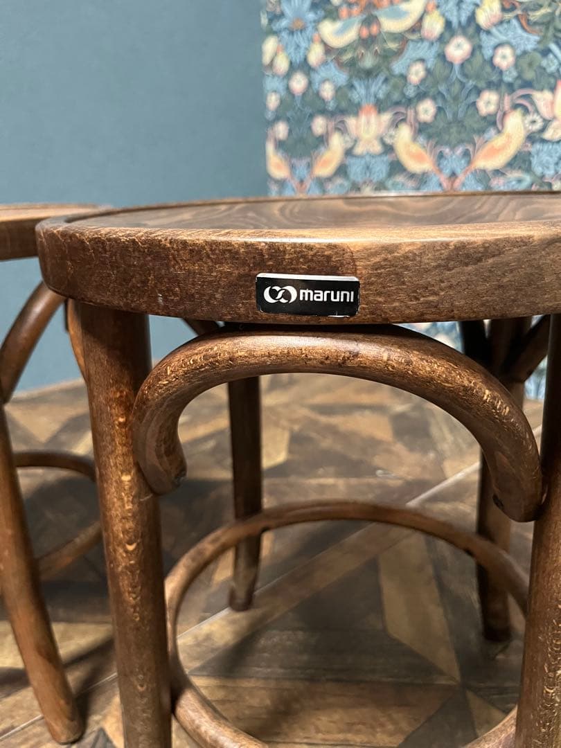 マルニ ベントウッド スツール セット椅子 曲木 アンティーク インテリア