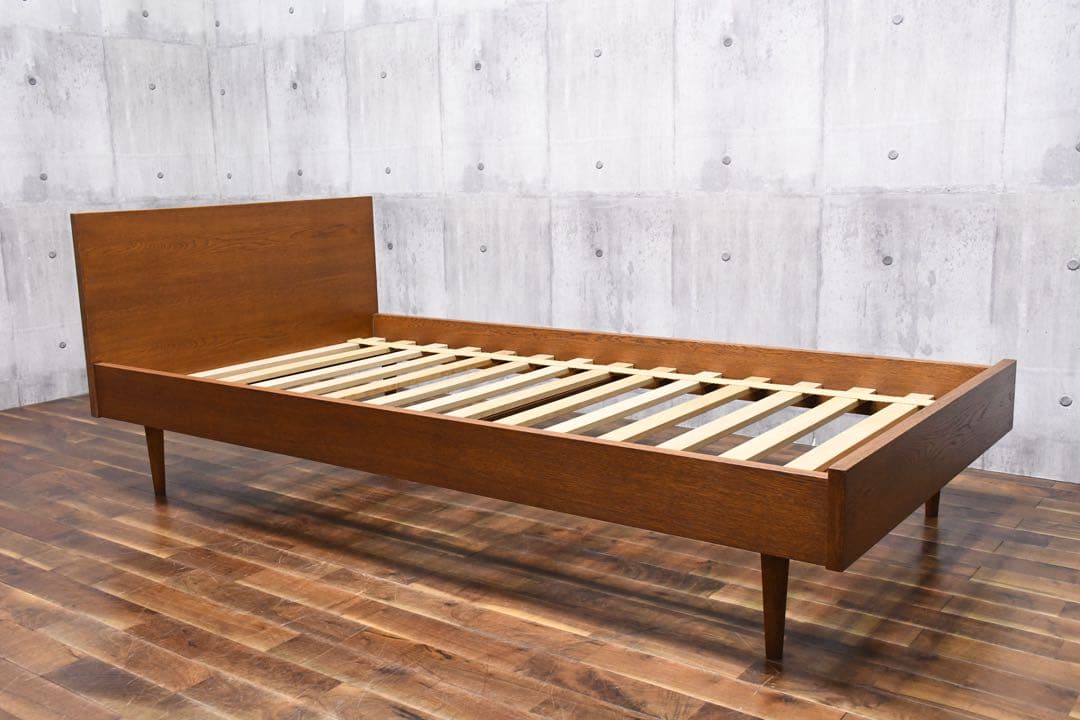 EIC10 美品 トラックファニチャー シングルベッドフレーム 24万 ナラ材