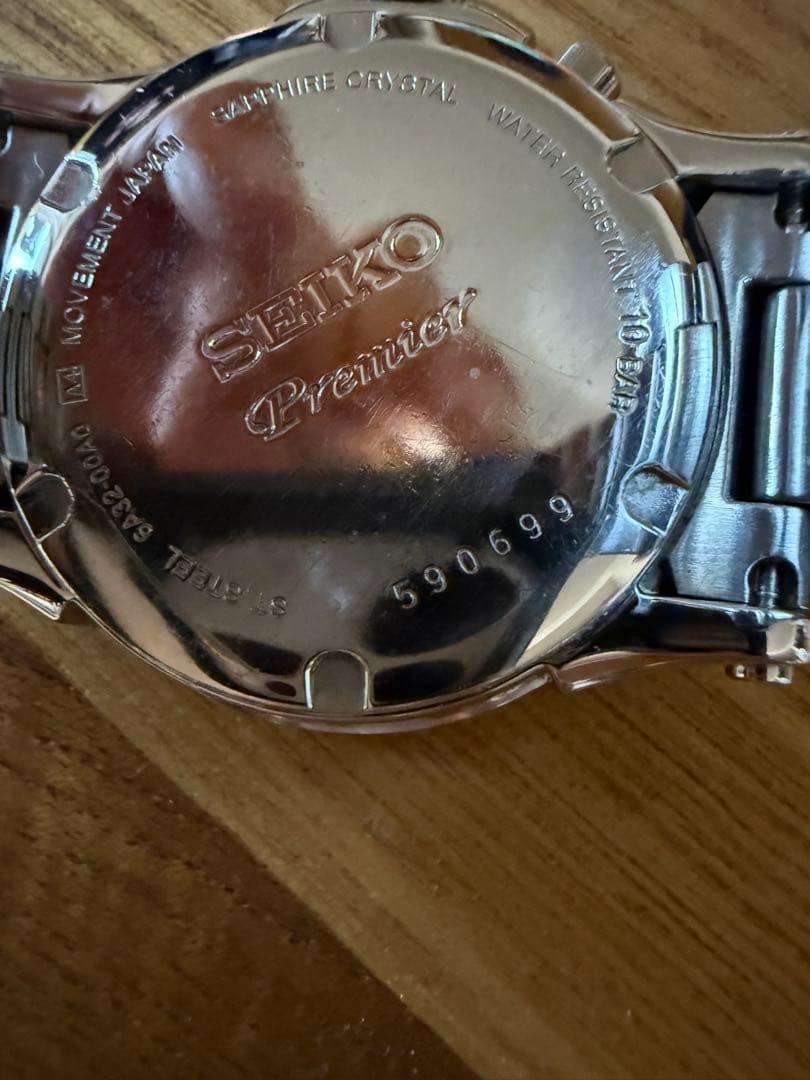 SEIKO Premier パーペチュアルカレンダーセイコー 稼動品最終値下げ