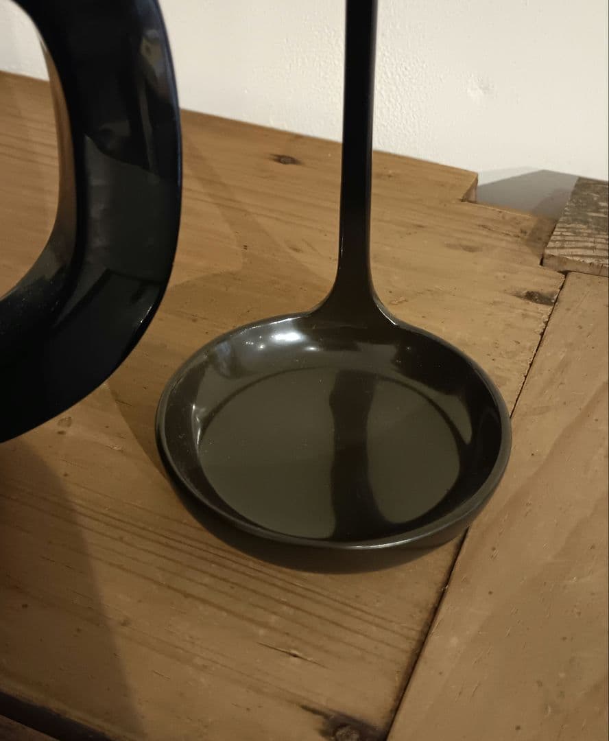 眞塗　木製　漆　湯筒　中古