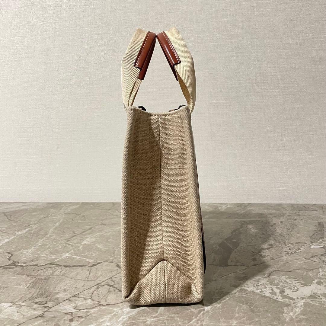 ✨美品✨Chloe リネン製WOODYスモールトートバッグ 正規品 即購入OK