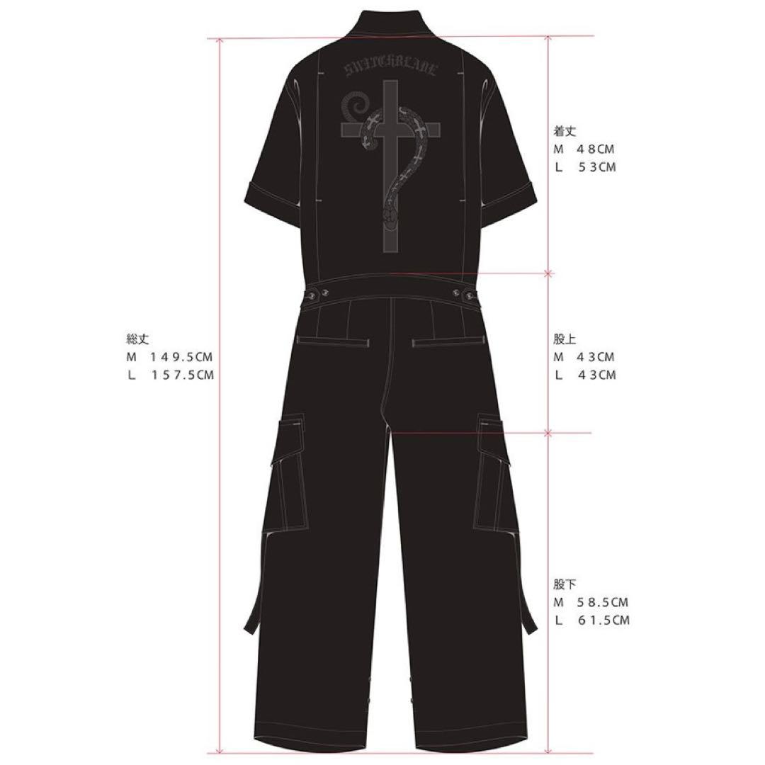 HYDE × SWITCHBLADE BUCKLE JUMPSUIT【Lサイズ】