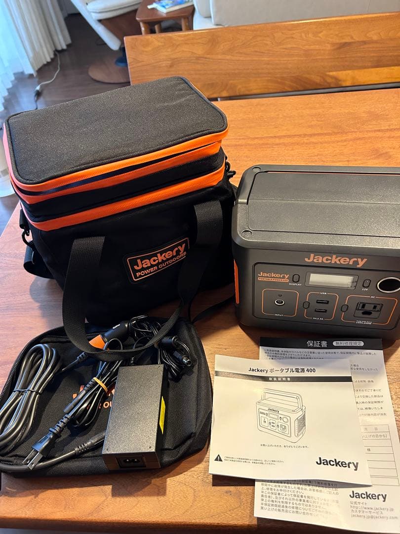 美品！Jackeryジャクリ　ポータブルパワー400