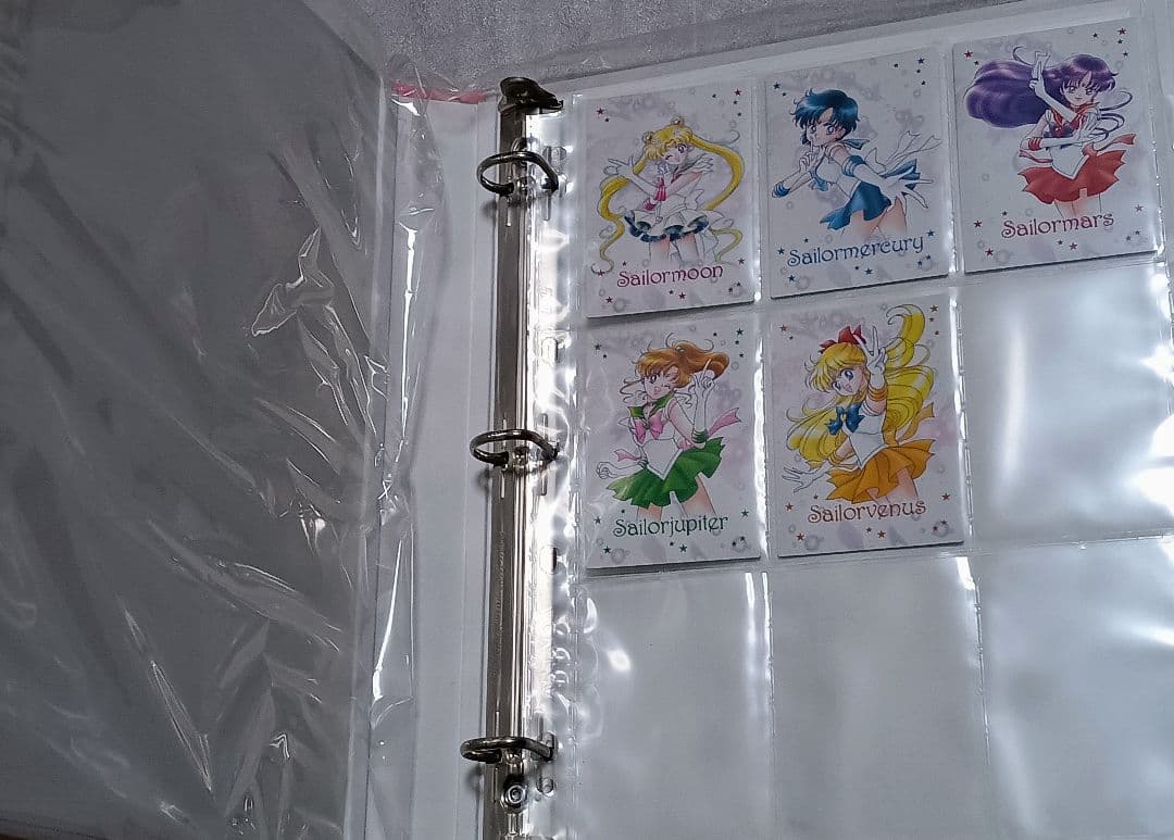 セーラームーン　11周年記念バインダー　バインダーカード付　非売品イラストカード