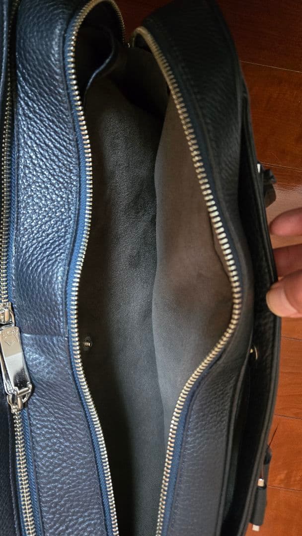 PELLE MORBIDA Maiden Voyage ネイビー ビジネスバッグ