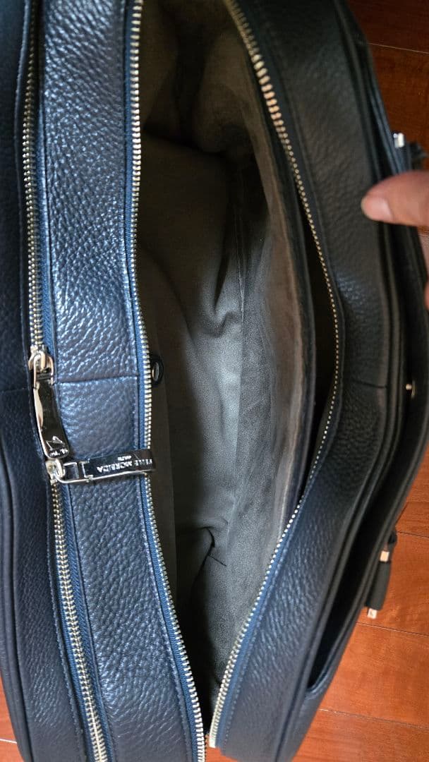 PELLE MORBIDA Maiden Voyage ネイビー ビジネスバッグ