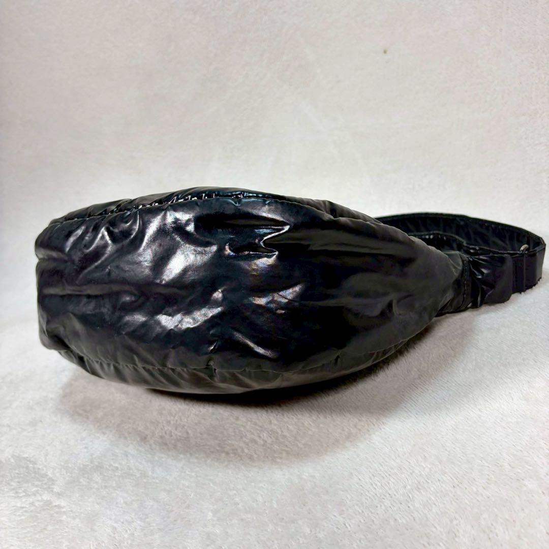 【美品✨】廃盤ポーターガール ボンボン ショルダーバッグ ハーフムーン　ナイロン