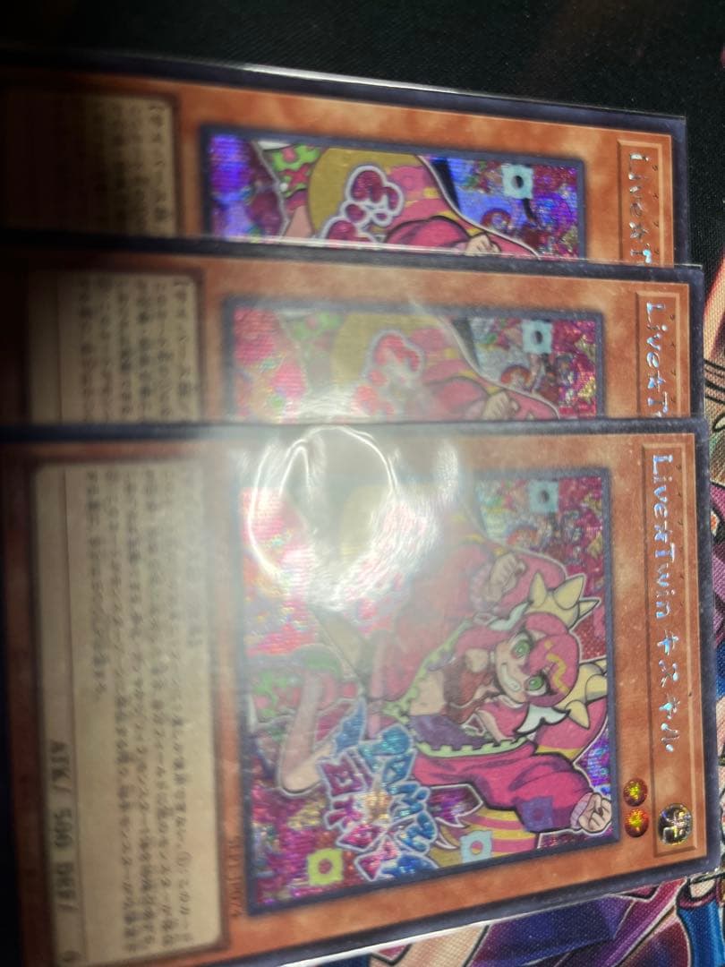 遊戯王　Ｌｉｖｅ☆Ｔｗｉｎ キスキル　シークレット　3枚