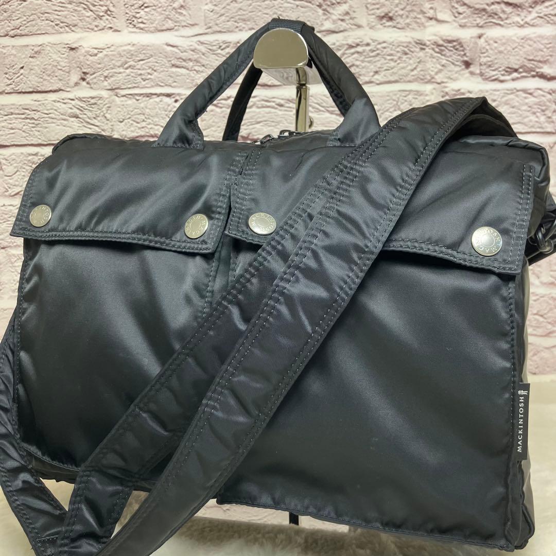 完売✨美品✨PORTER × MACKINTOSH 2way ビジネスバッグ 黒