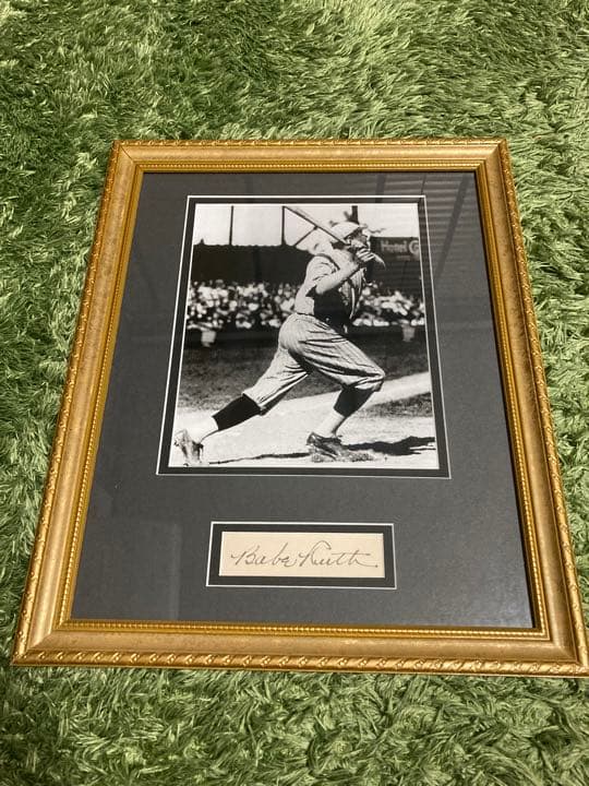 【超稀少】ベーブルース  直筆サイン　フォト　証明書付き