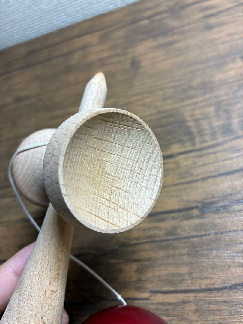 り*ん様 山形工房　けん玉　夢元　ワインレッド