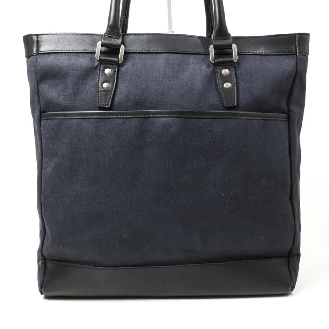 H5254-25◾️バーバリーブラックレーベル　キャンバスビジネスバッグ　Y2K