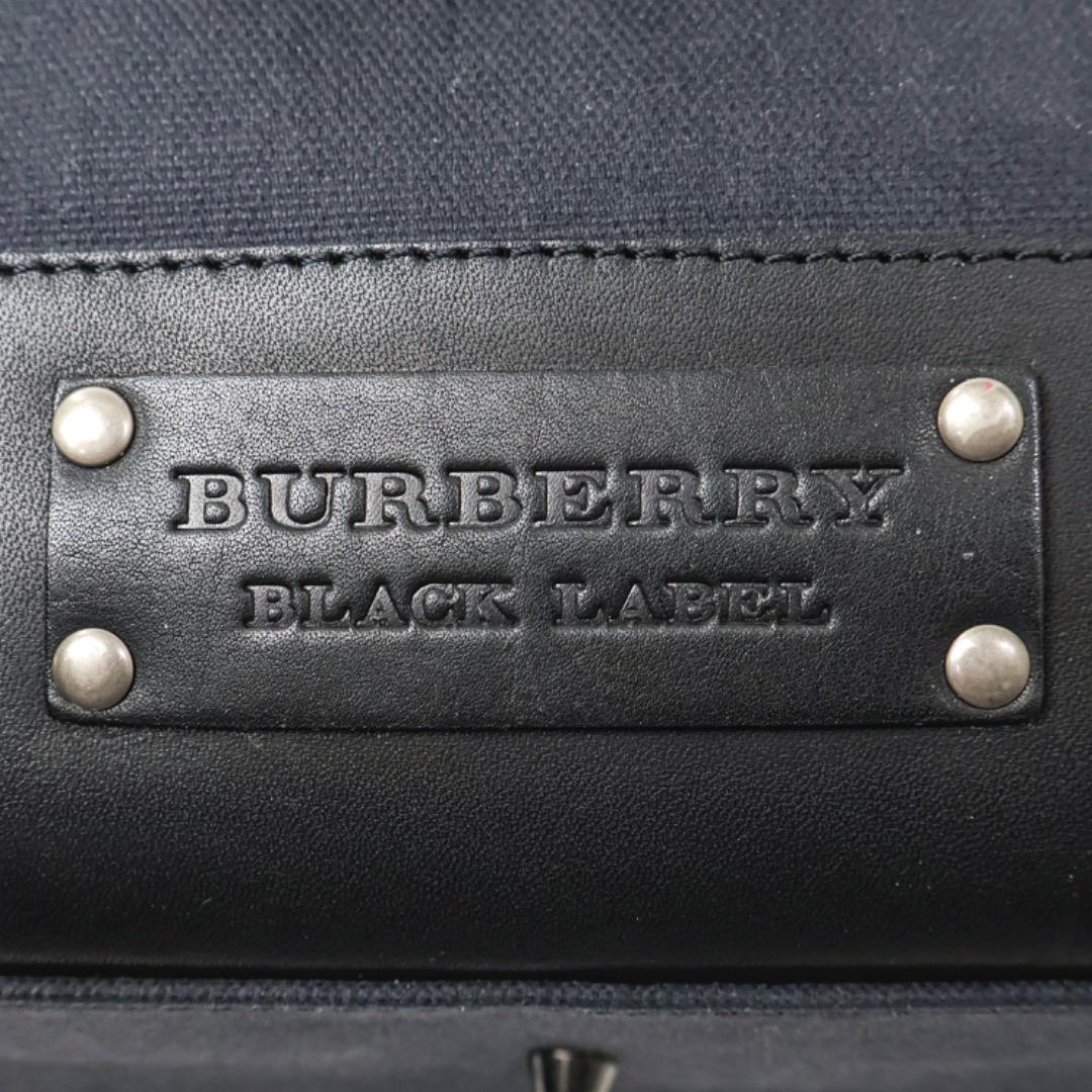 H5254-25◾️バーバリーブラックレーベル　キャンバスビジネスバッグ　Y2K