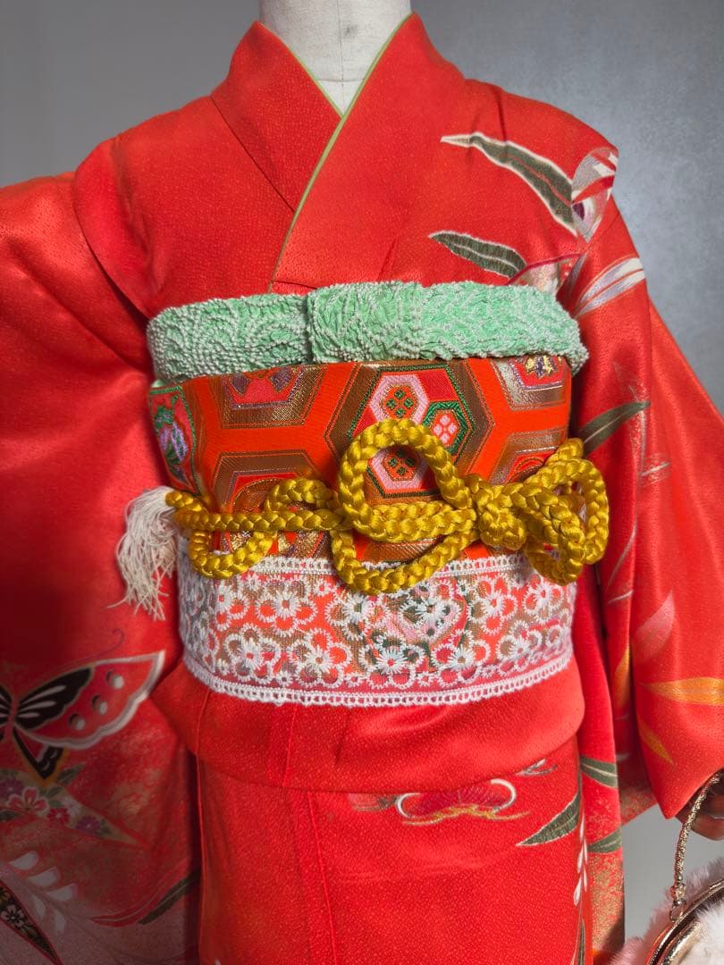 特別価格！！早い者勝ち！！七五三　フルセット　金彩着物　7歳