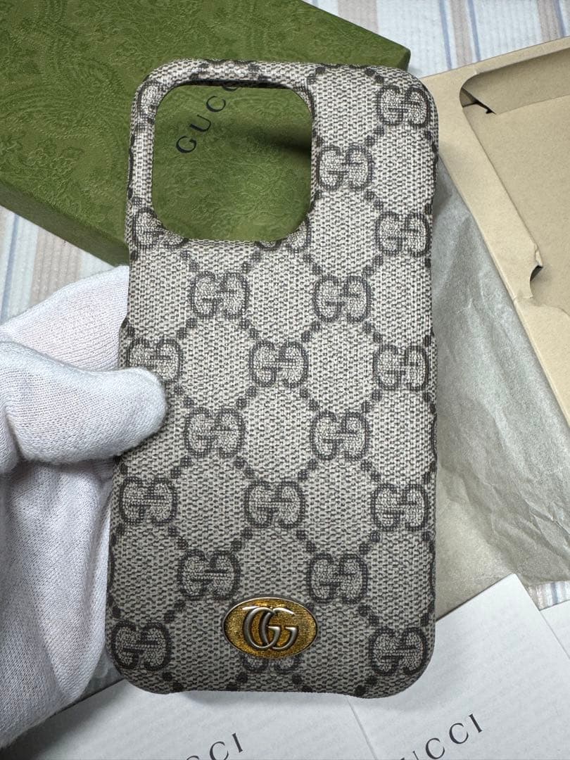 GUCCI GGパターン iPhone14 PRO ケース