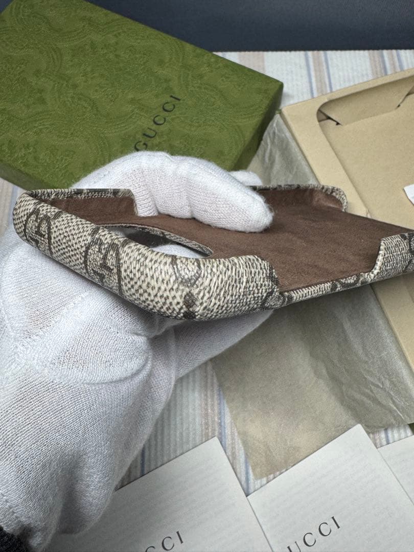 GUCCI GGパターン iPhone14 PRO ケース