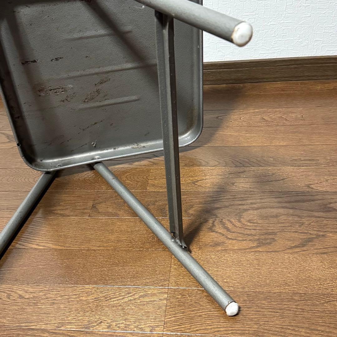 ビンテージ レトロ コロナビール フォールディングチェア パイプ椅子