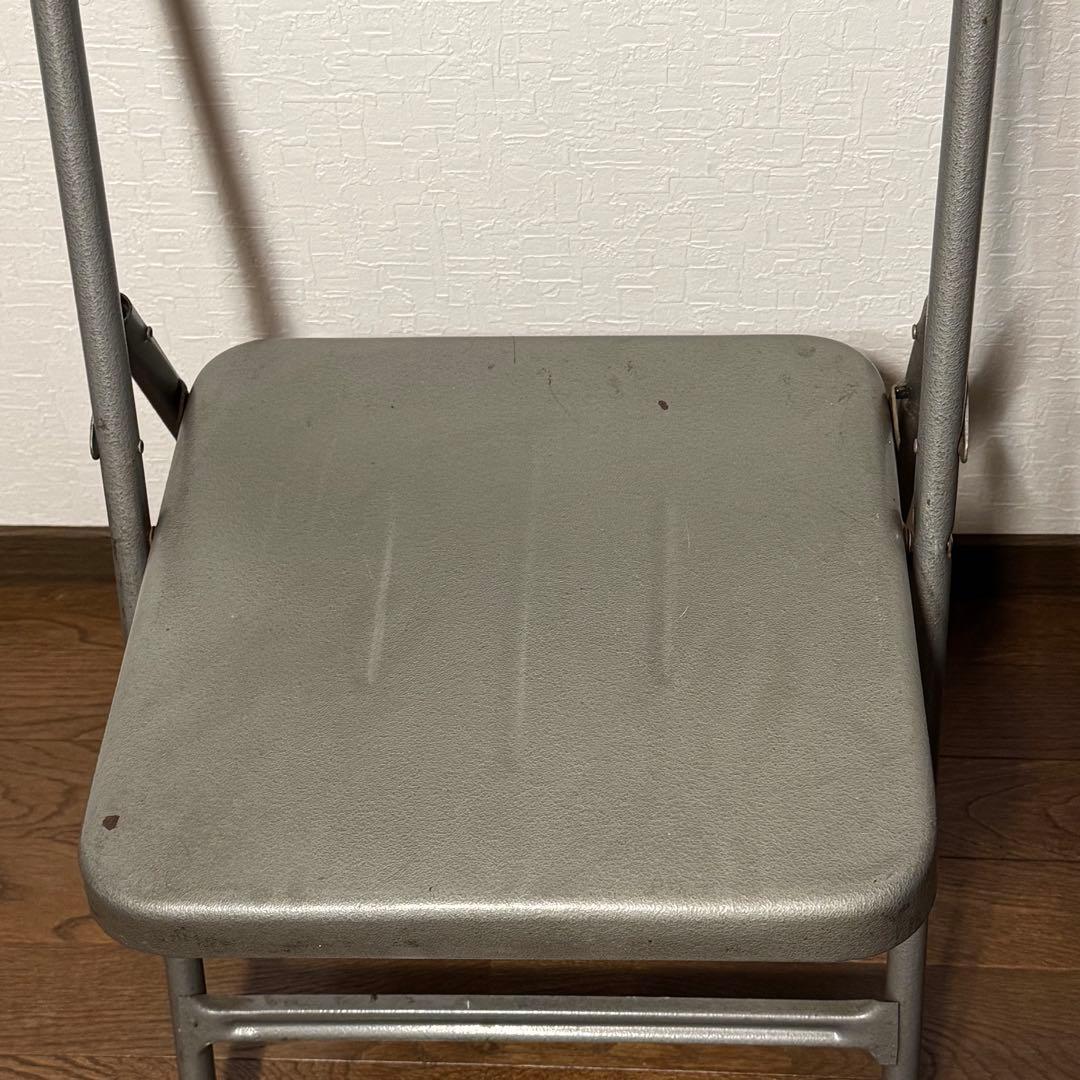 ビンテージ レトロ コロナビール フォールディングチェア パイプ椅子