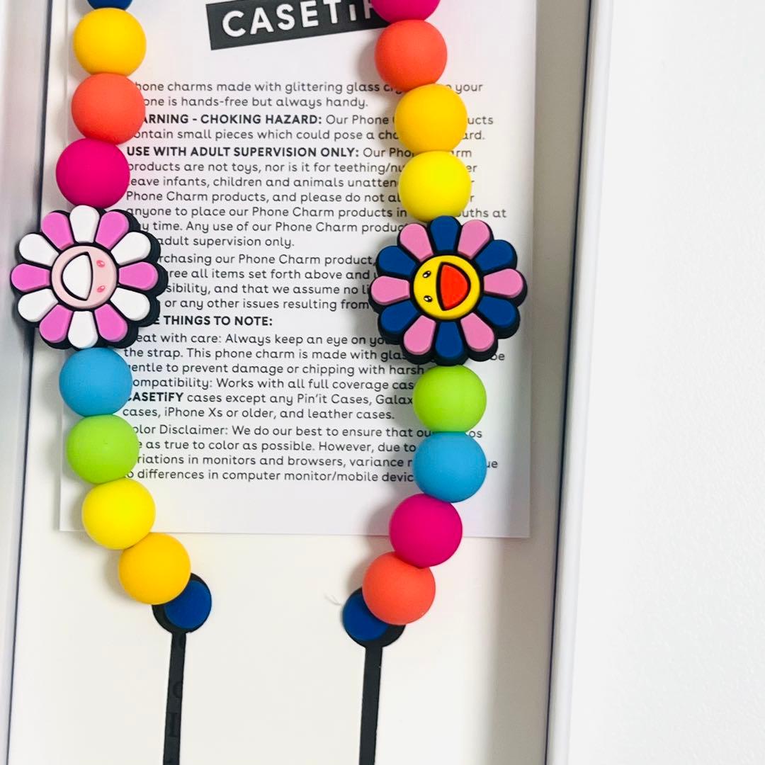 限定品村上隆 × CASETiFY フラワーズブルーム フォンチャームストラップ