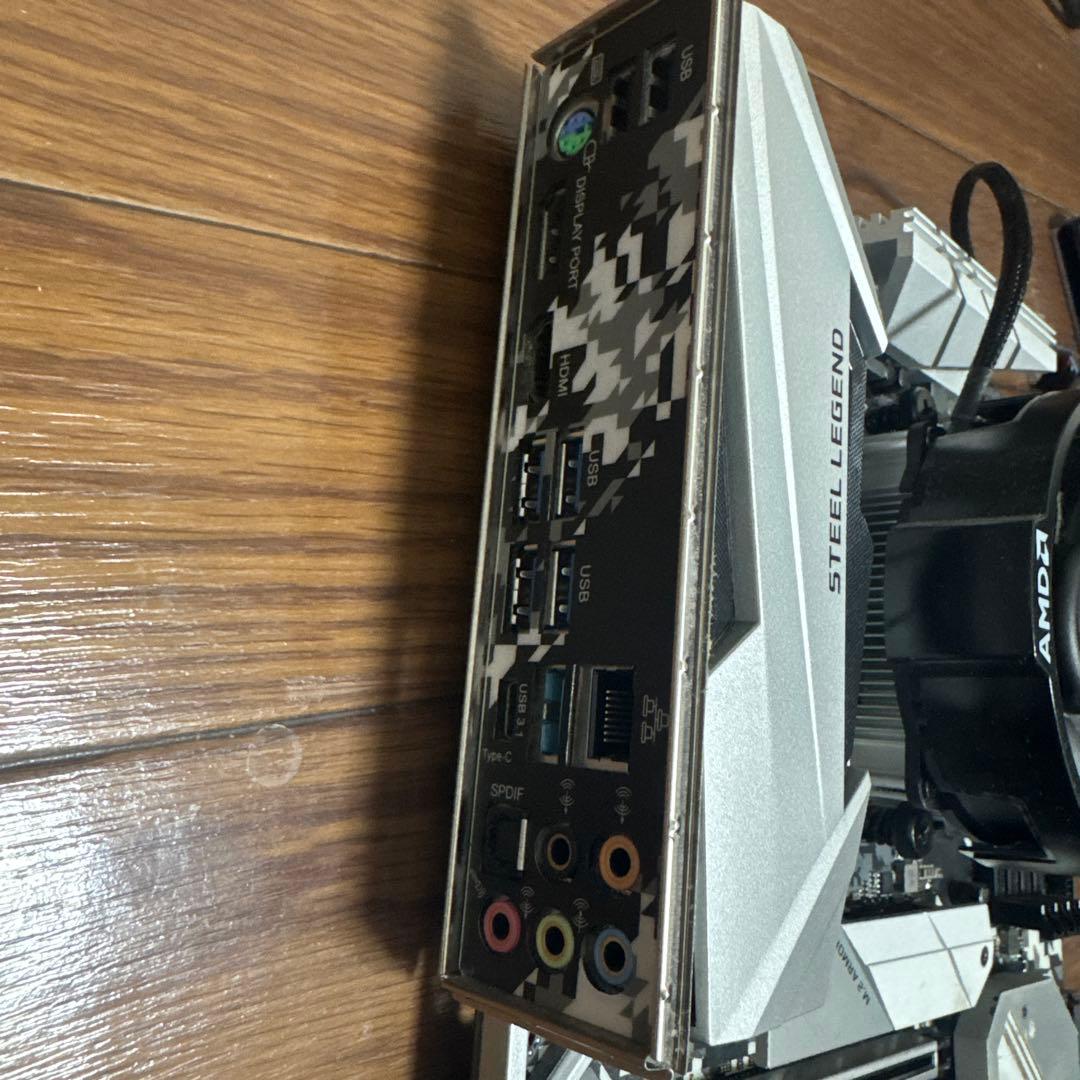 マザーボード Ryzen 5 1600 (AF)Steel Legend B450