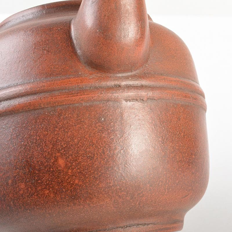 中国　 除友泉製　紫砂　朱泥　急須　茶壷　N　6685