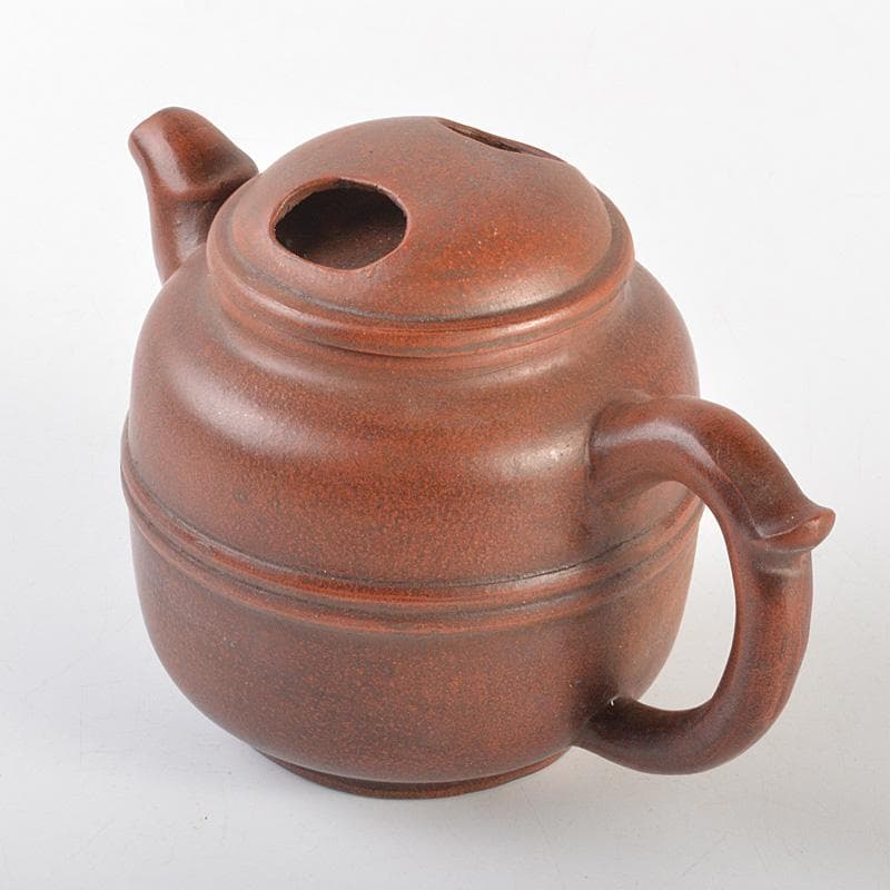 中国　 除友泉製　紫砂　朱泥　急須　茶壷　N　6685