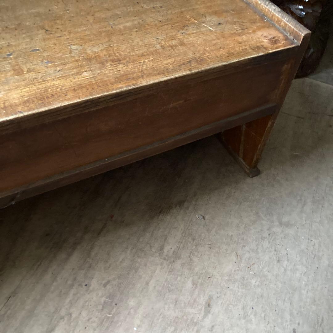 木製文机 2引き出し