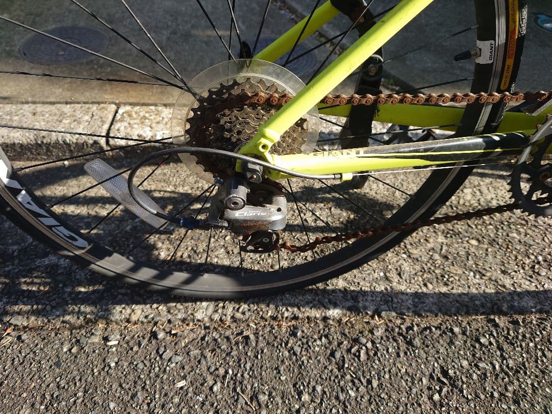 現状品要修理 GIANT TCR　エスポワール　ジュニア　ロードバイク イエロー