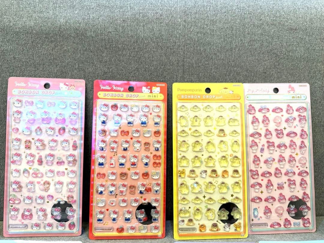 ふ*こ様 【正規品】サンリオ ボンボンドロップシール mini 8種セット