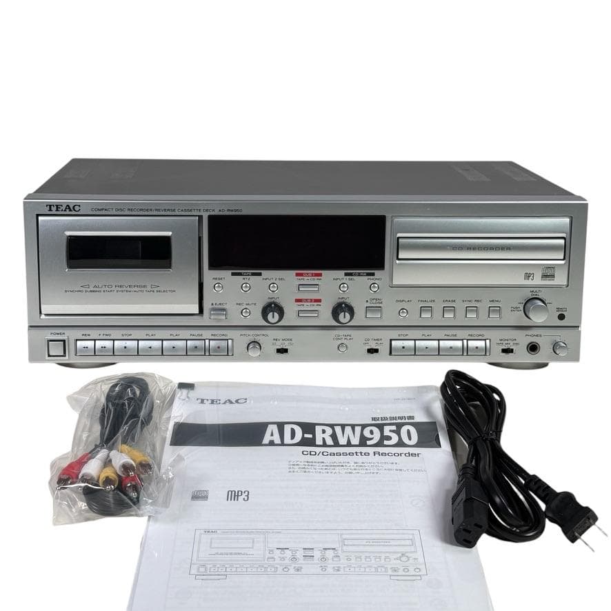◆優良動作品◆TEAC CDレコーダー/カセットデッキ AD-RW950