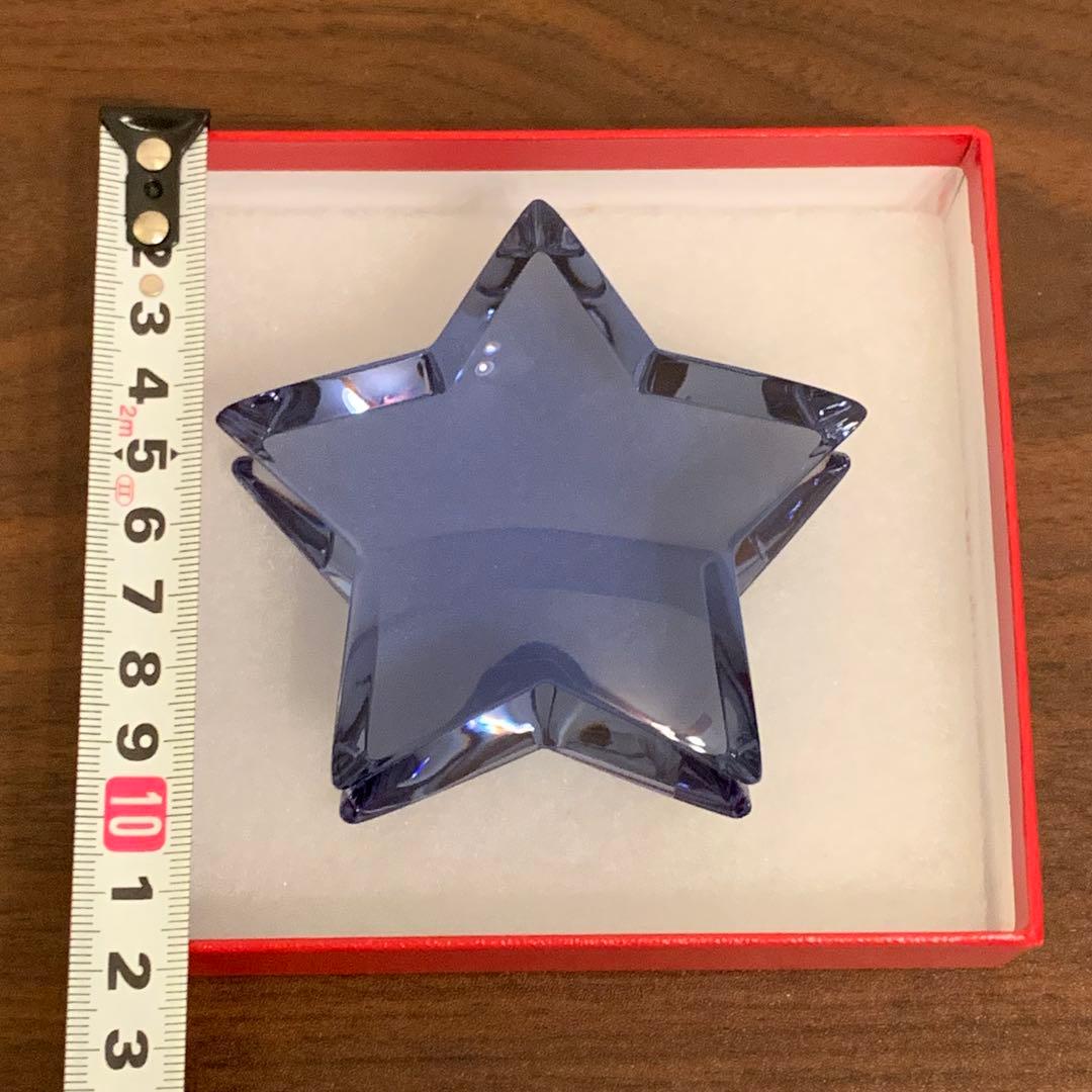 ⭐️未使用⭐️バカラ⭐️ザンザンスター⭐️ブルー⭐️青⭐️星⭐️クリスタル⭐️レア⭐️箱付き⭐️紙袋