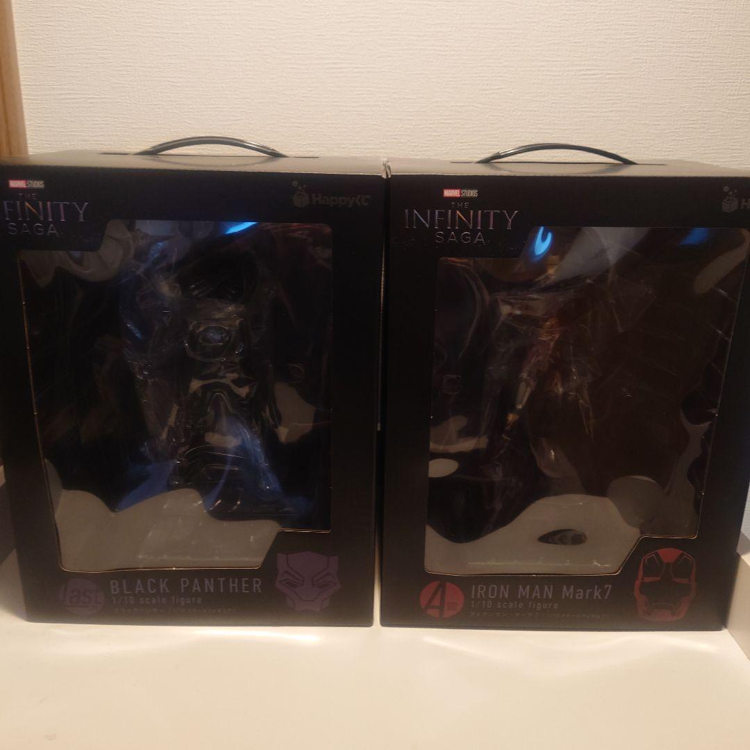 Happyくじ　アイアンマン　ブラックパンサー