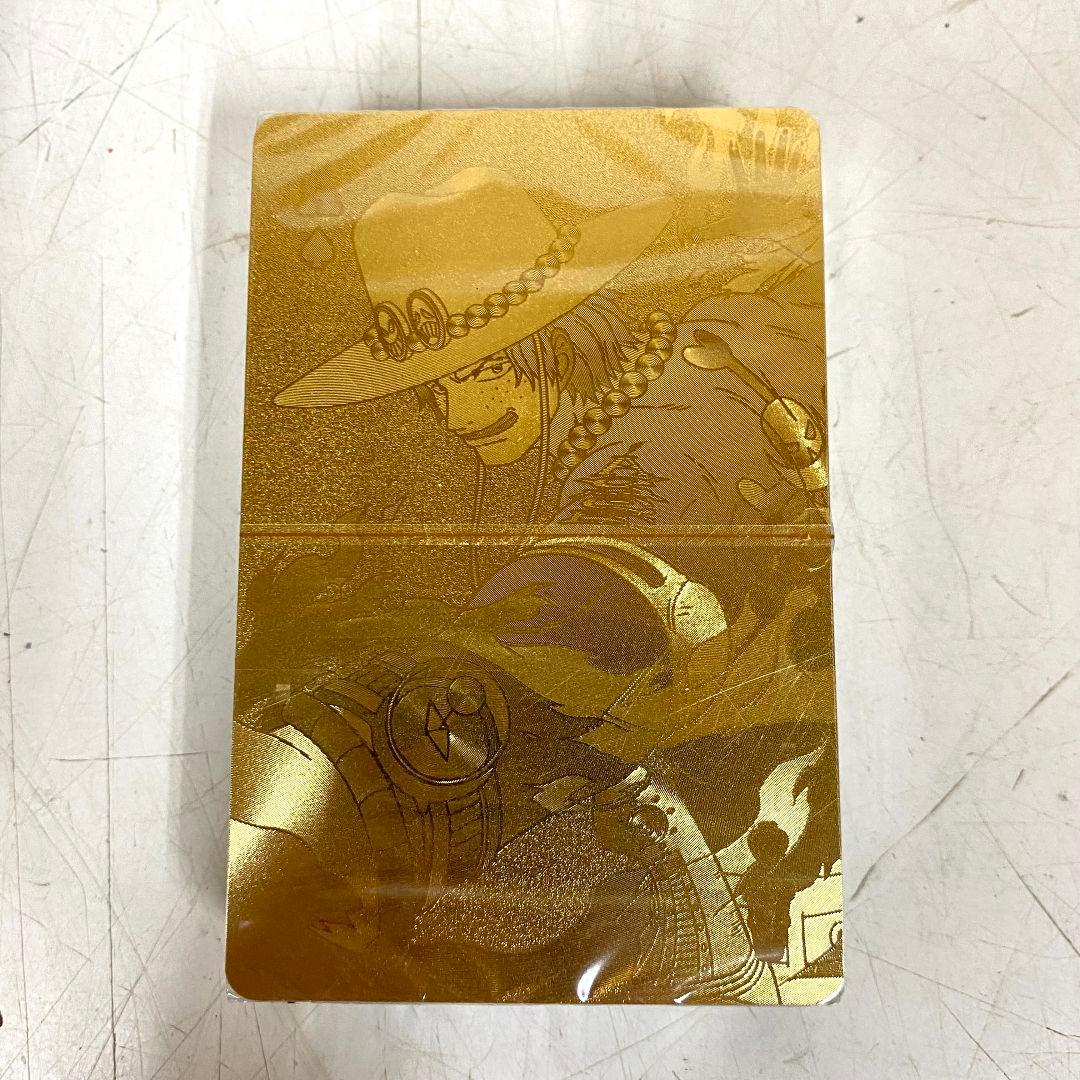 Y☆未使用品 希少 ワンピース ONE PIECE ゴールドトランプ エンスカイ