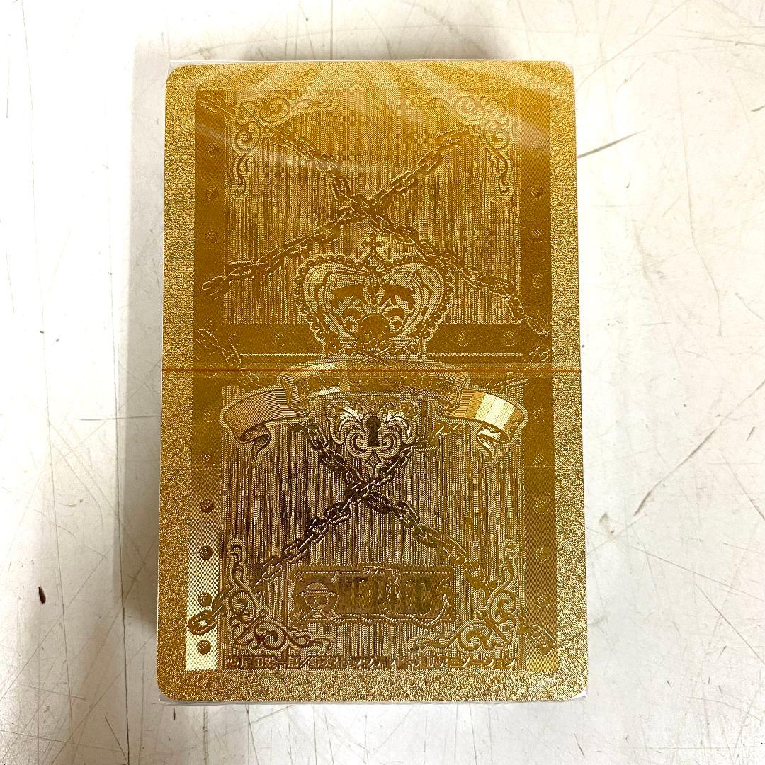 Y☆未使用品 希少 ワンピース ONE PIECE ゴールドトランプ エンスカイ