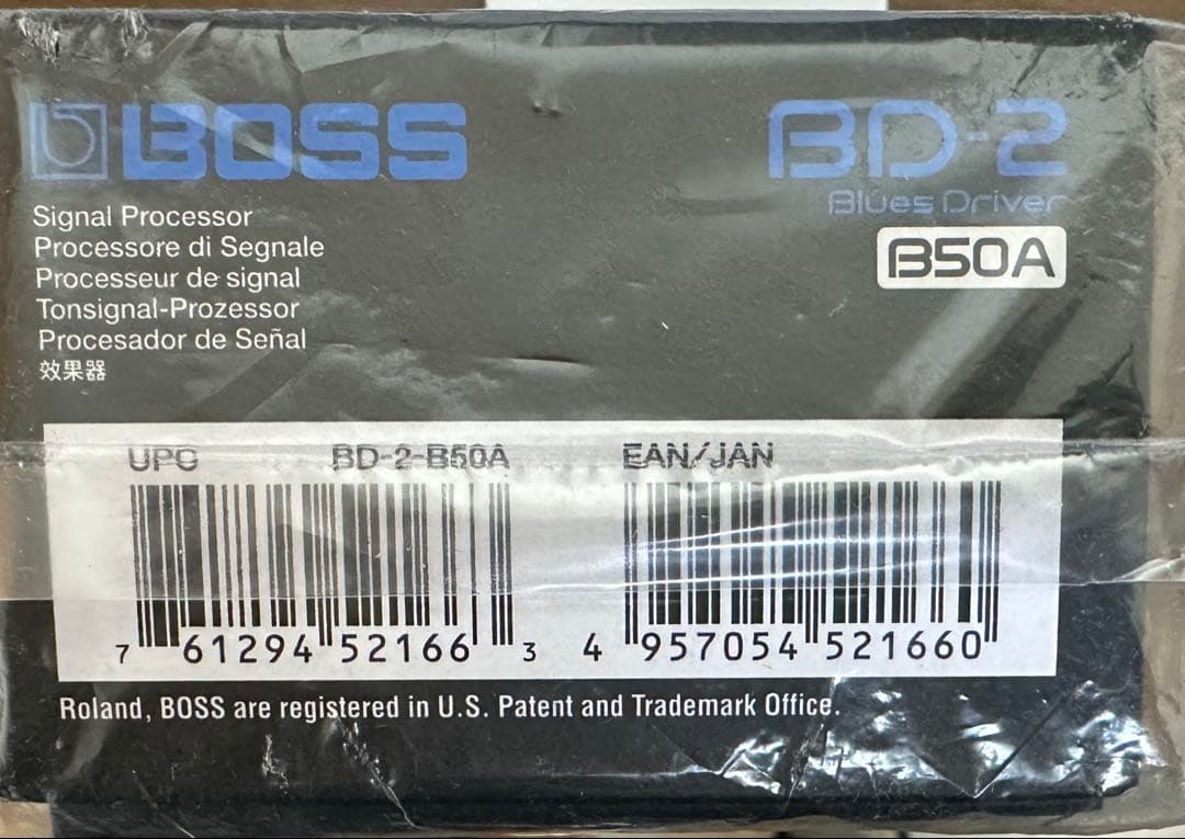 未開封　BOSS BD-2-B50A Blues D