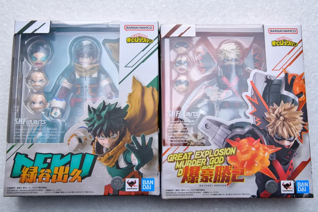 S.H.Figuarts 爆豪勝己 緑谷出久々フィギュア　セット