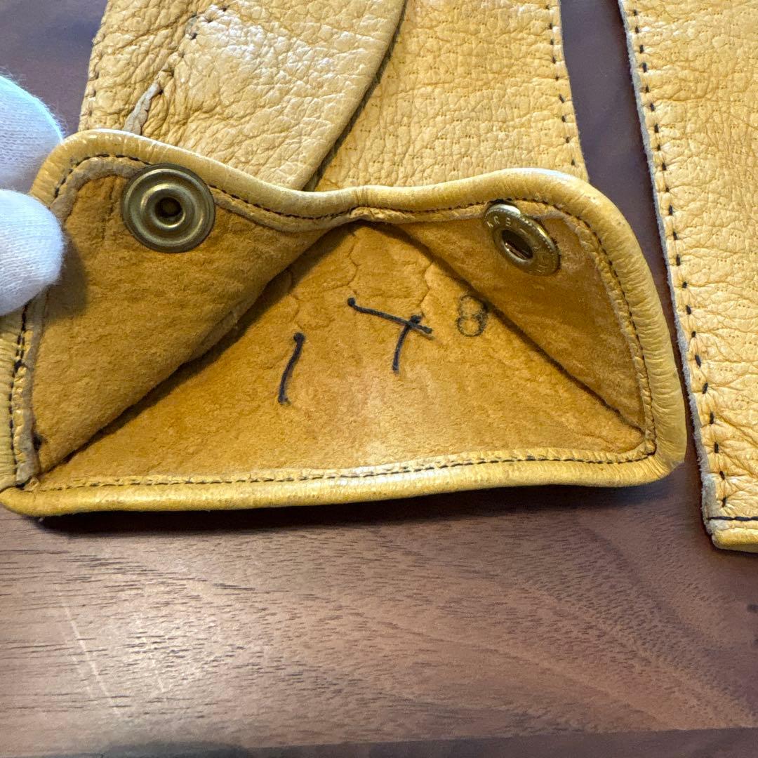 DENTS ペッカリーグローブ（裏地なし）イギリス製手袋　デンツ