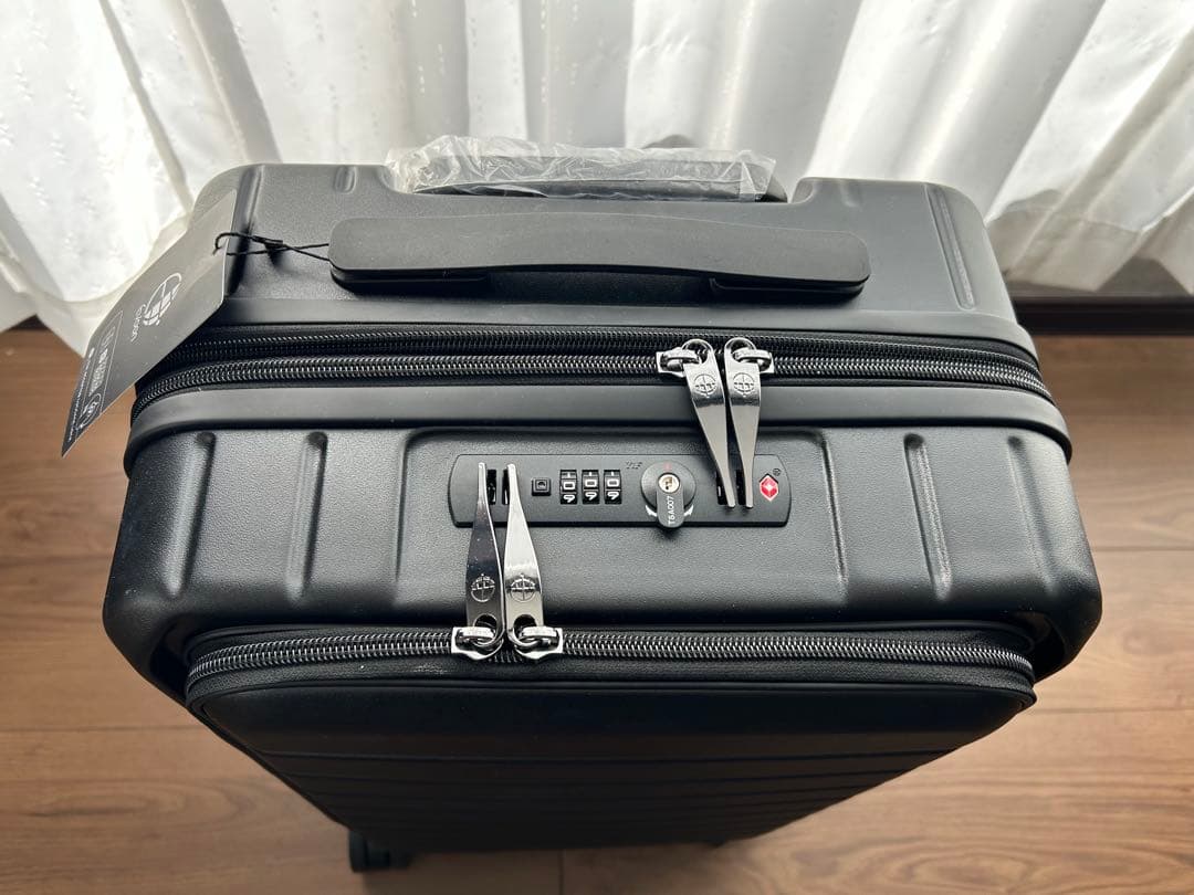 【未使用アウトレット】Evoon スーツケース 拡張機能付き ブラック263