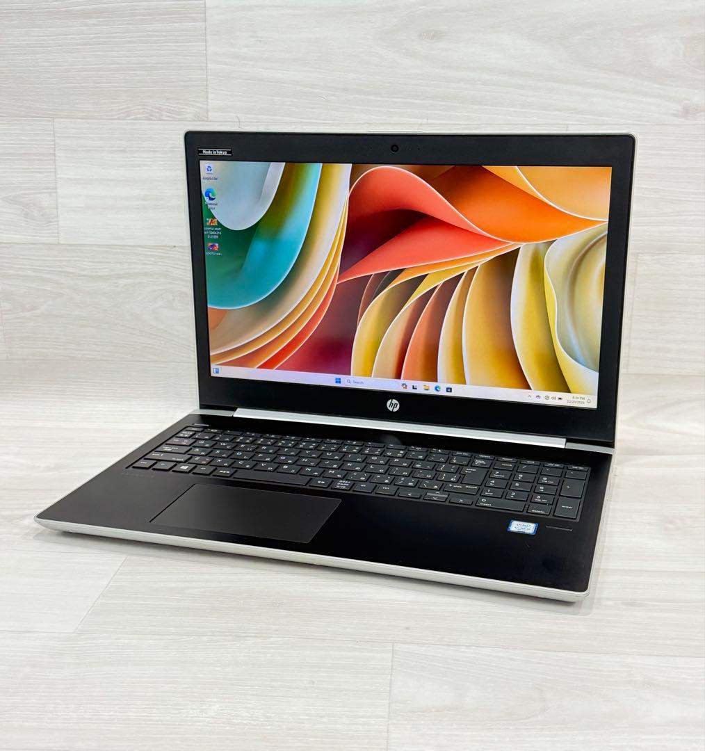 HP ProBookエイチピーノートi5/8GB/256GB+500GBフルHD