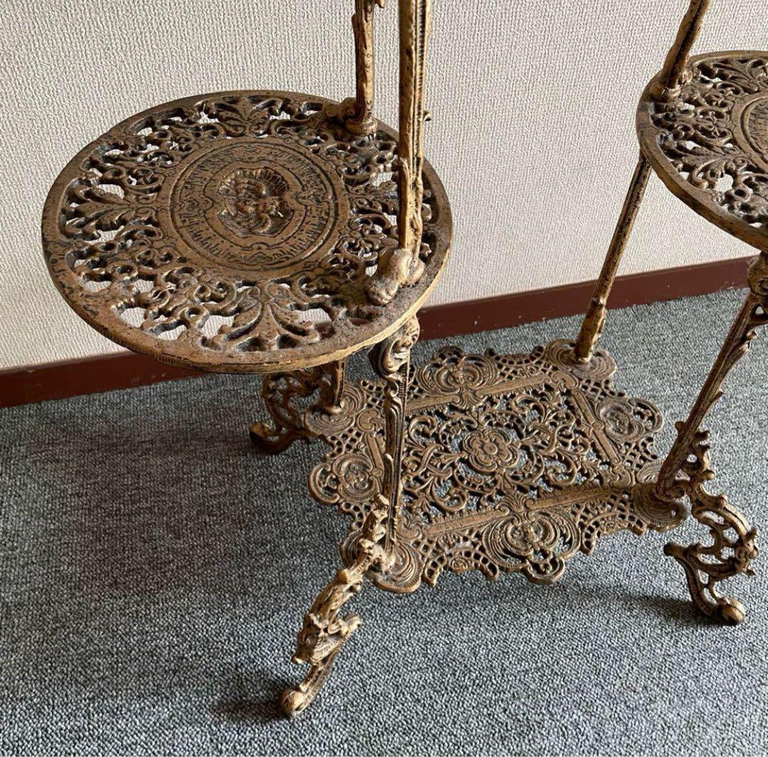 フランスアンティーク 真鍮 フラワースタンド