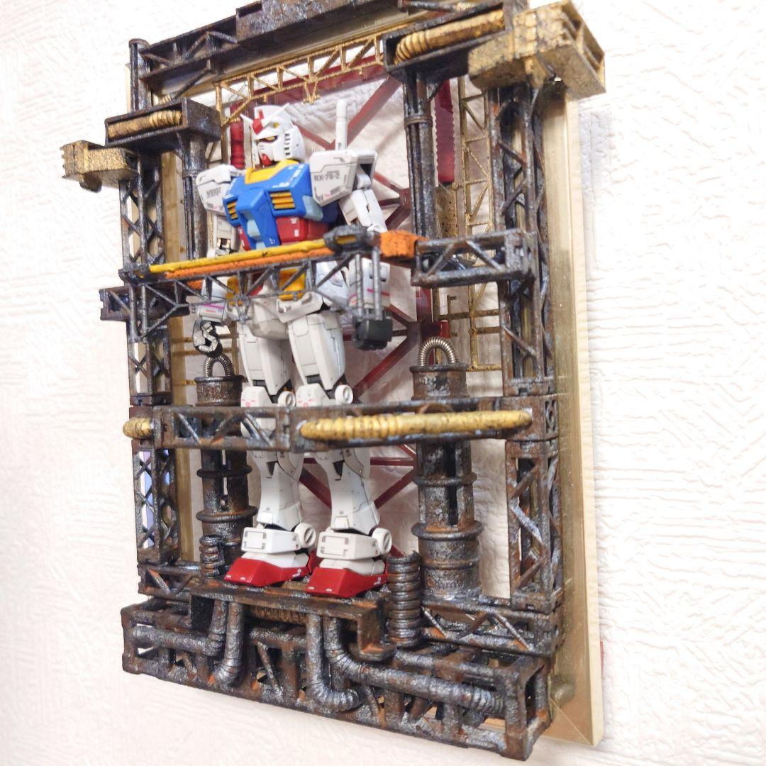 光るっ!! 壁かけガンプラ格納庫 RX-78-2 ガンダム
