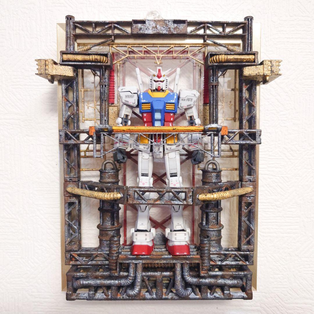 光るっ!! 壁かけガンプラ格納庫 RX-78-2 ガンダム