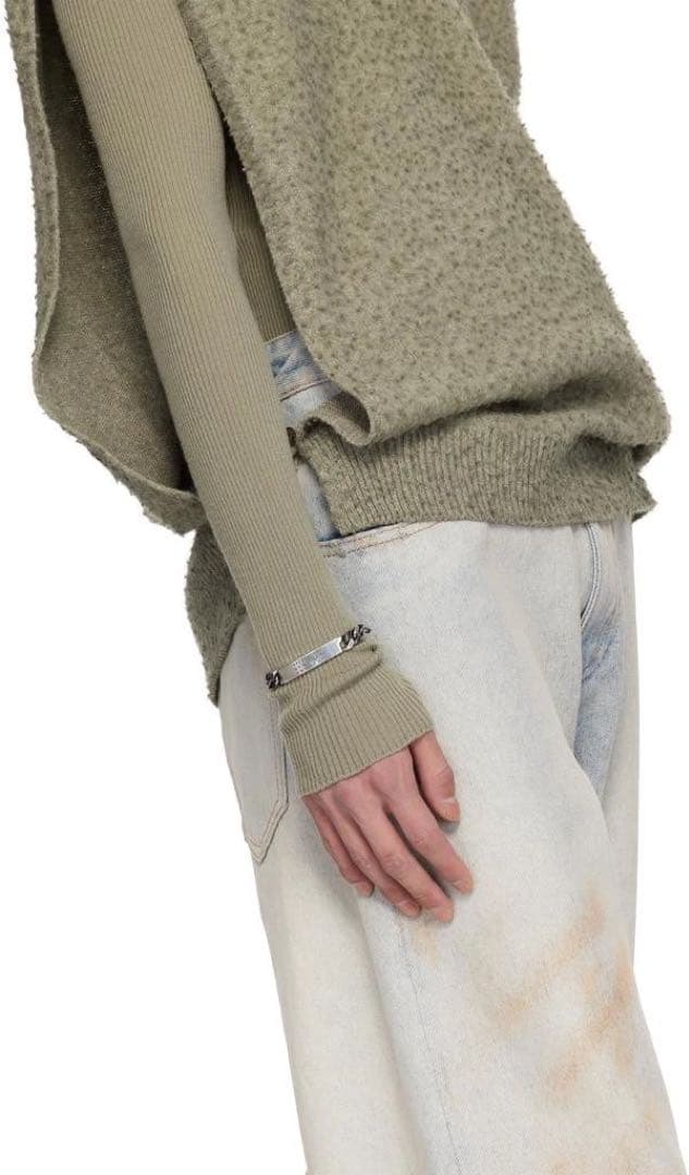 R*O様 MM6 Silver Chain Bracelet (antique)