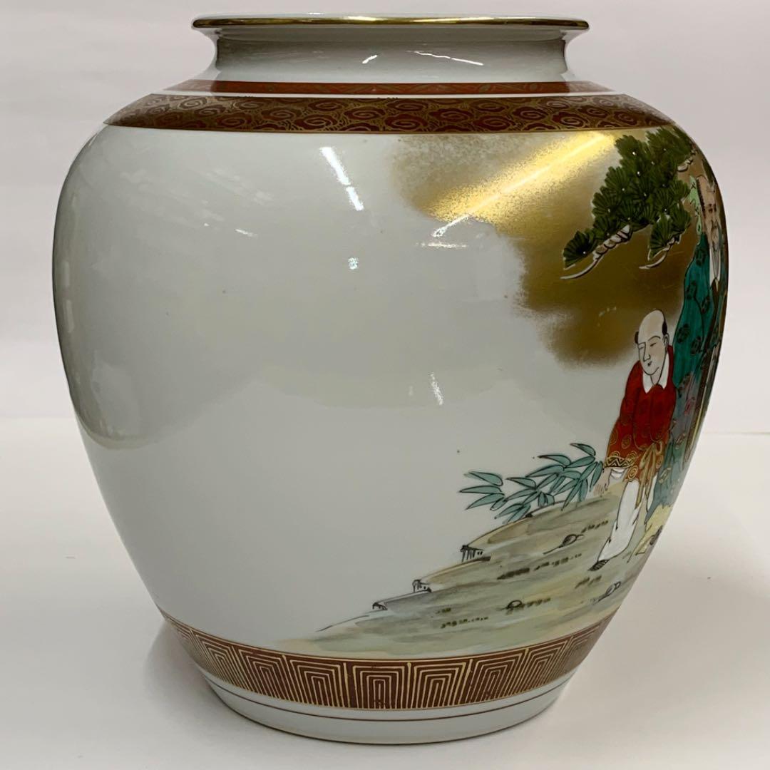 【花瓶14】九谷焼　三賢人図　8号　穂光