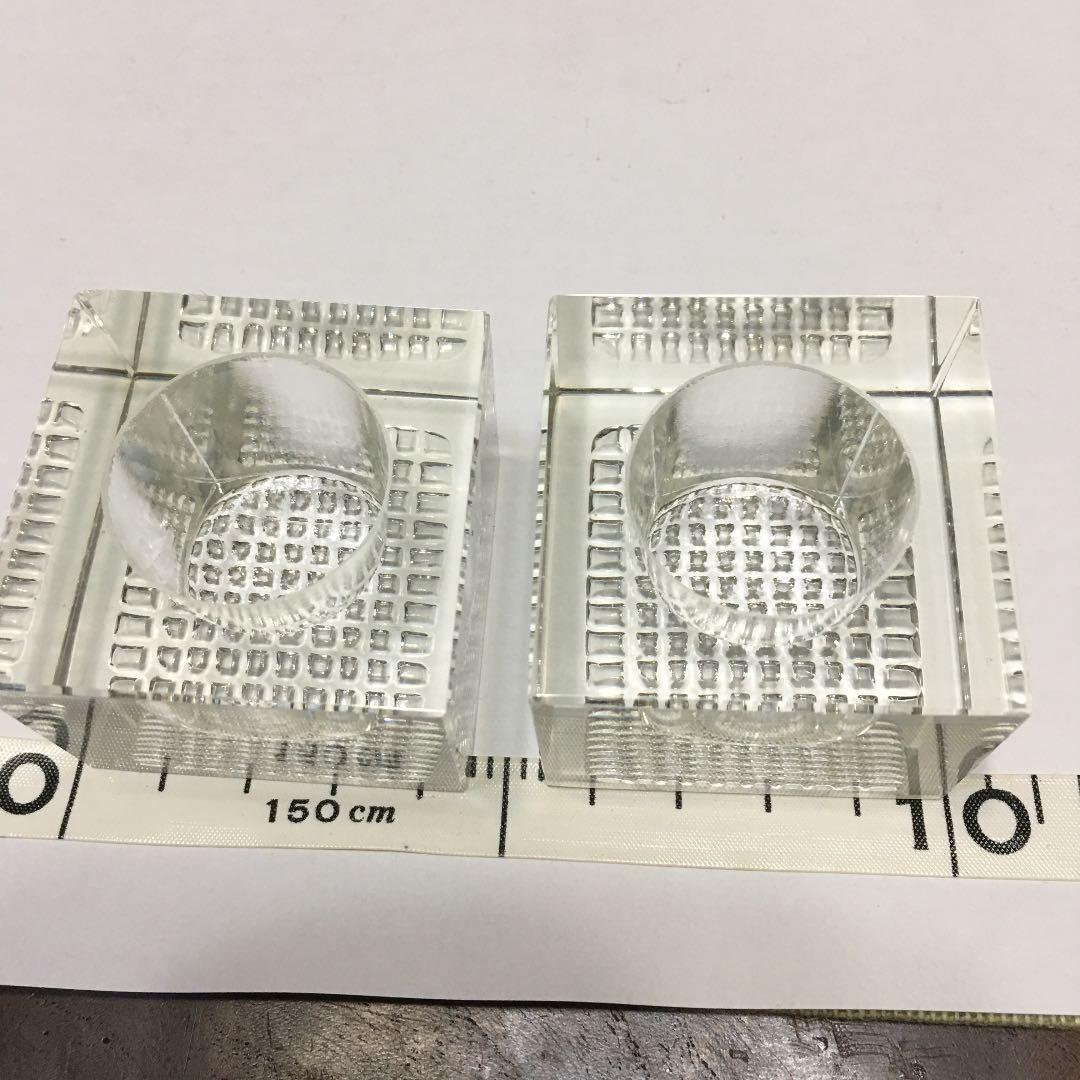 ガラス製のインク壺2個
