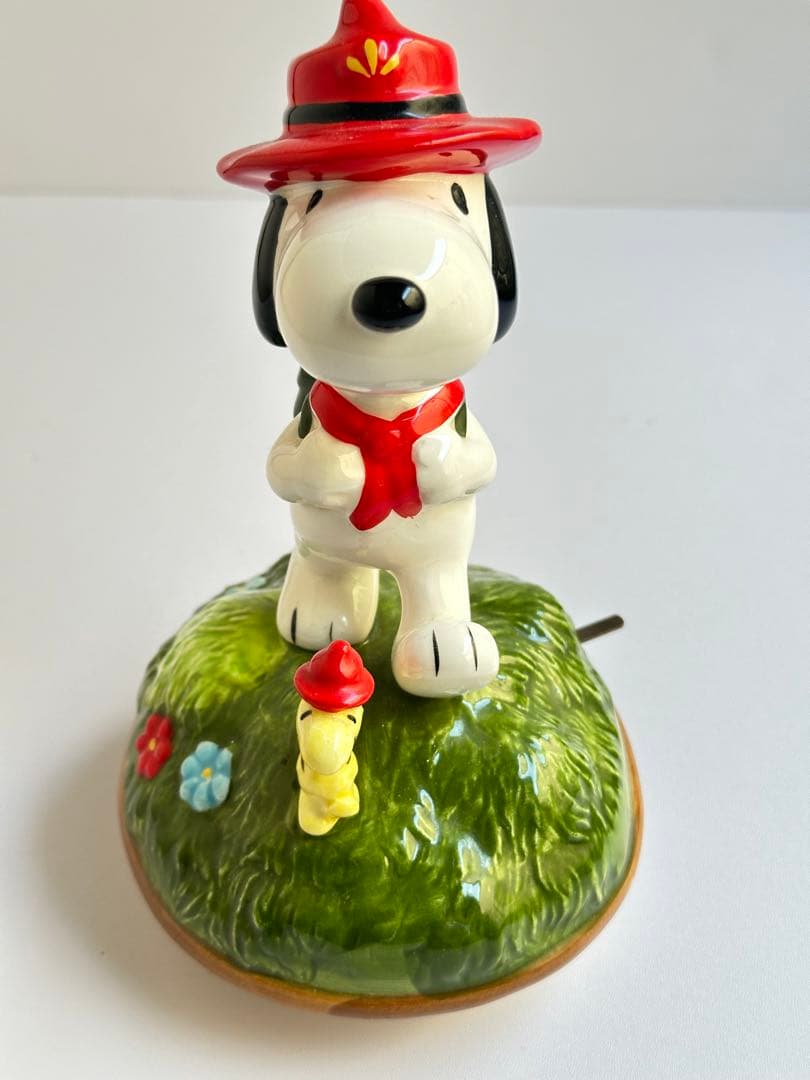 ヴィンテージ スヌーピー ビーグルスカウト　オルゴール