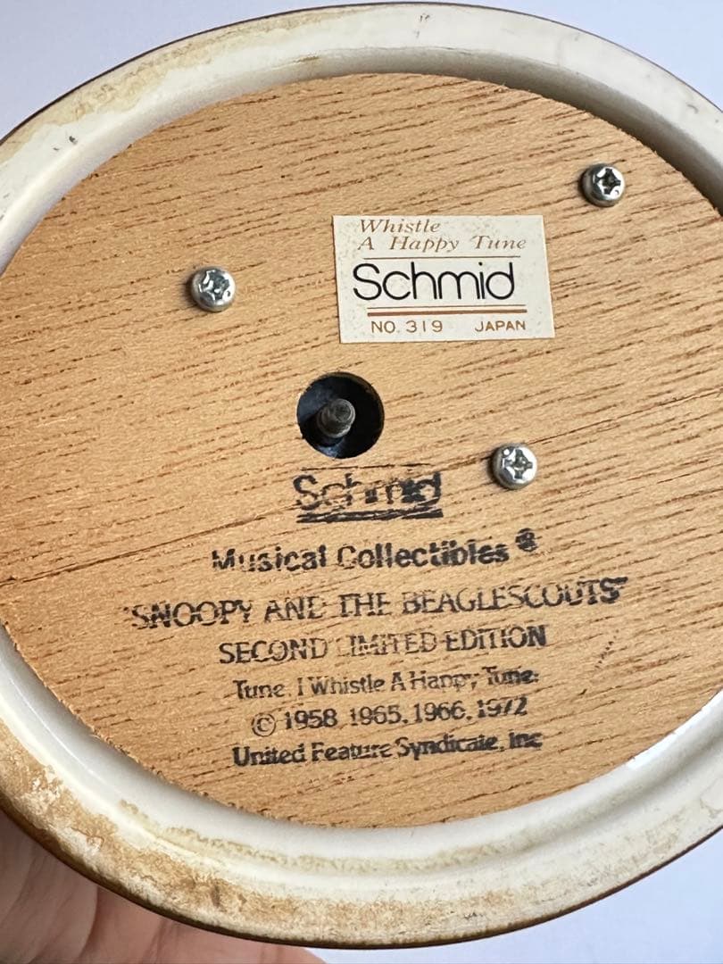 ヴィンテージ スヌーピー ビーグルスカウト　オルゴール