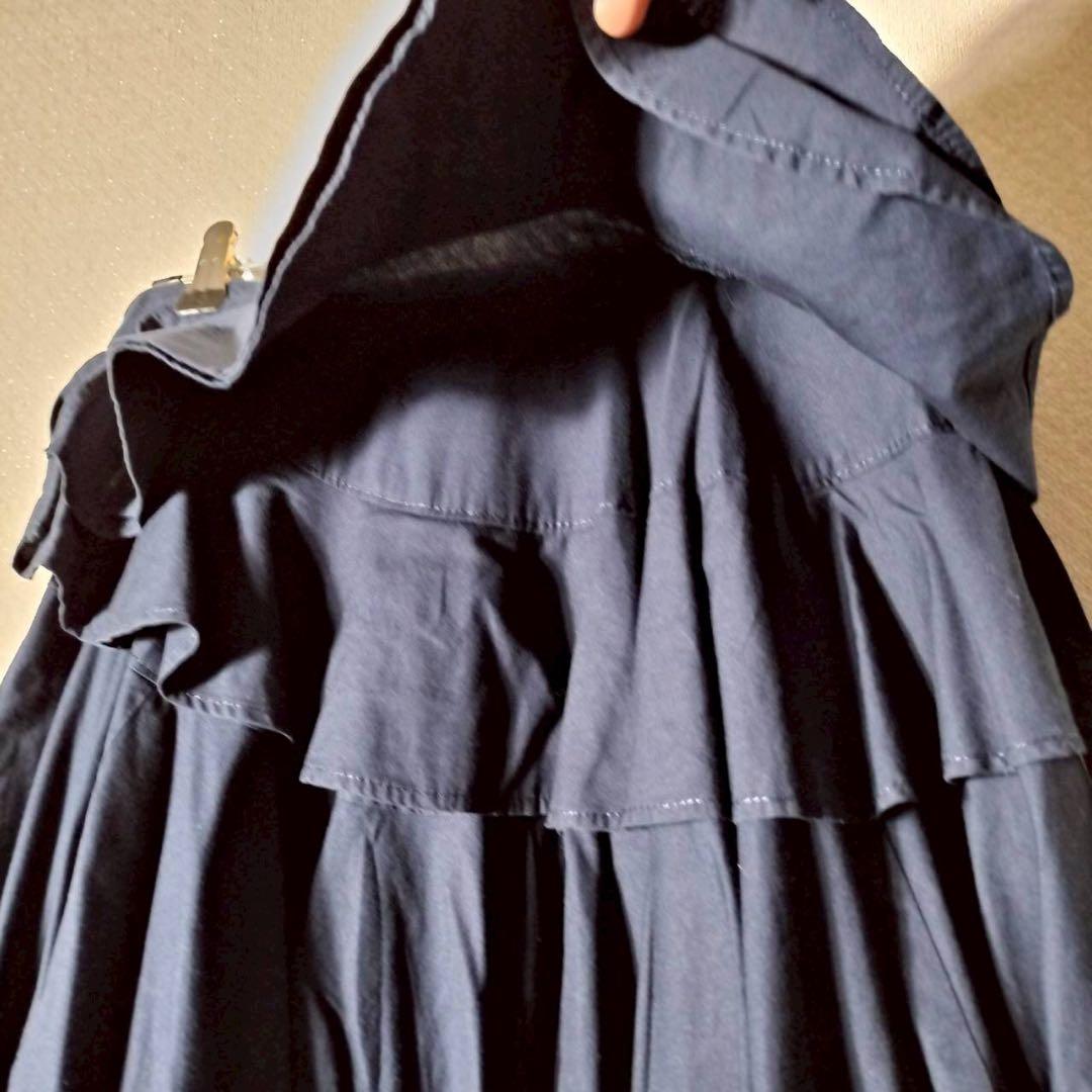 AD2011トリココムデギャルソン アシンメトリースカート フレア ミルフィーユ