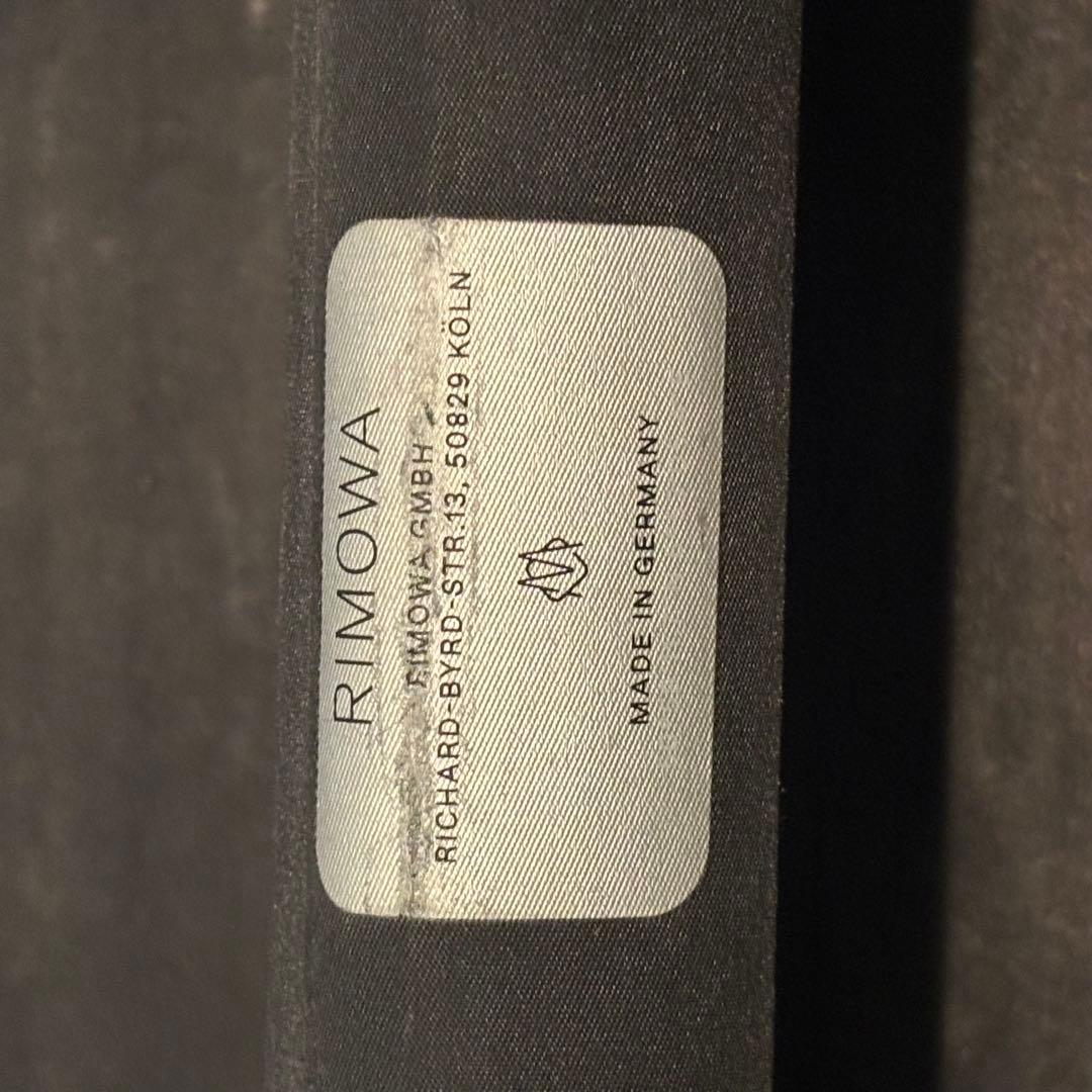 RIMOWA リモワ クラシック キャビン 4輪 機内持ち込み可　タイヤ2つ破損