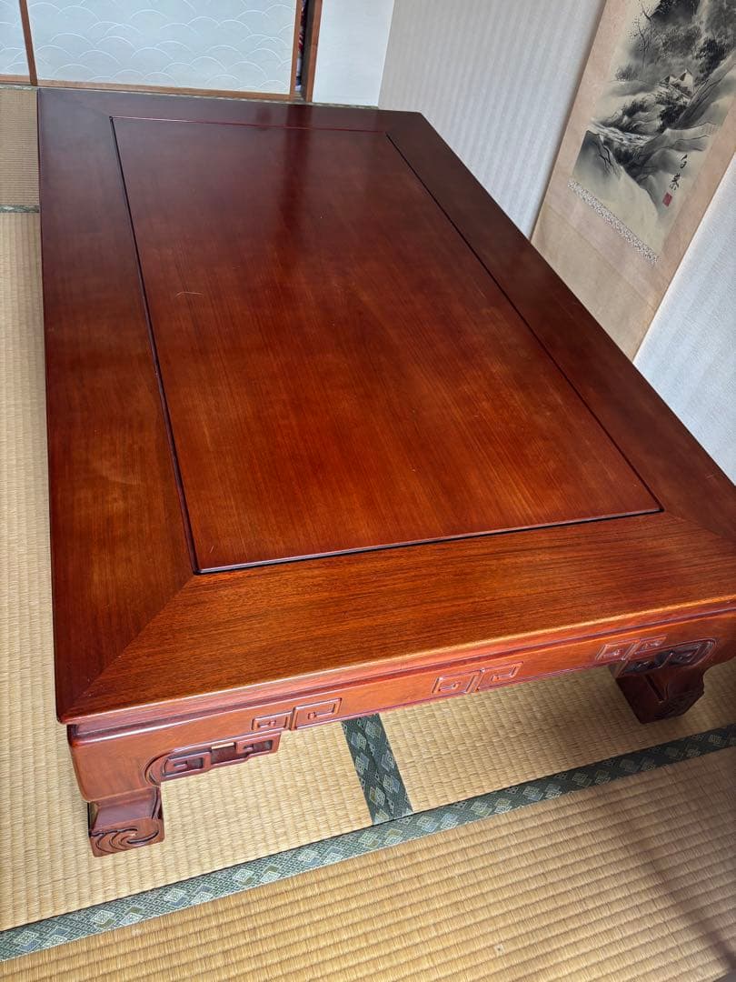 木製座卓 伝統的な日本のデザイン